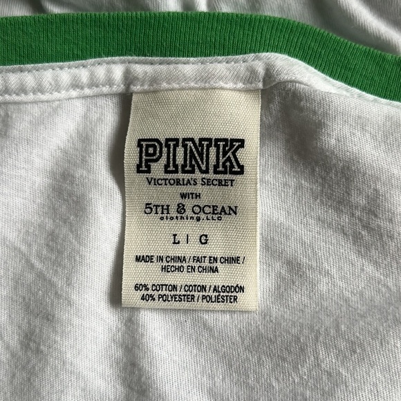 Victoria’s Secret Pink MLB Milwaukee Brewers T-Shirt Bundle Sequin Bling Green L - Picture 14 of 15